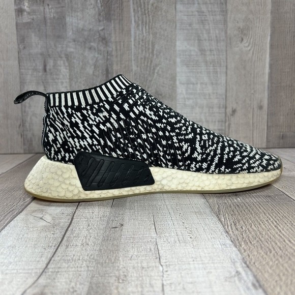 Adidas NMD CS2 Primeknit Zebra Sashiko Men\'s Running Shoes Black Size 7.5 BY3012 main image 5